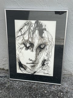 Ritratto di donna in bianco e nero originale di Gino Hollander