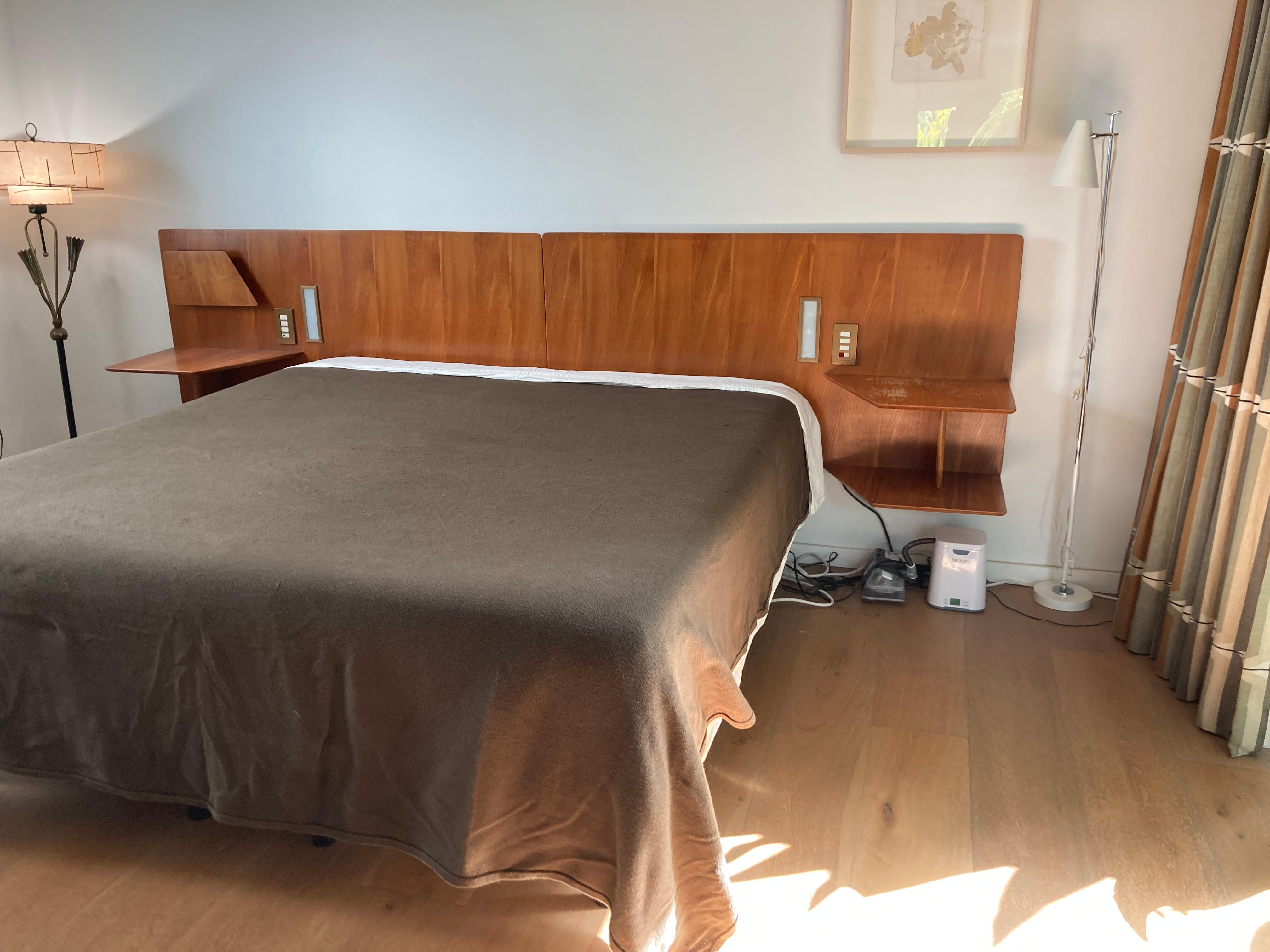 Pair of Gio Ponti headboards, listing is only for the headboards. Thanks.