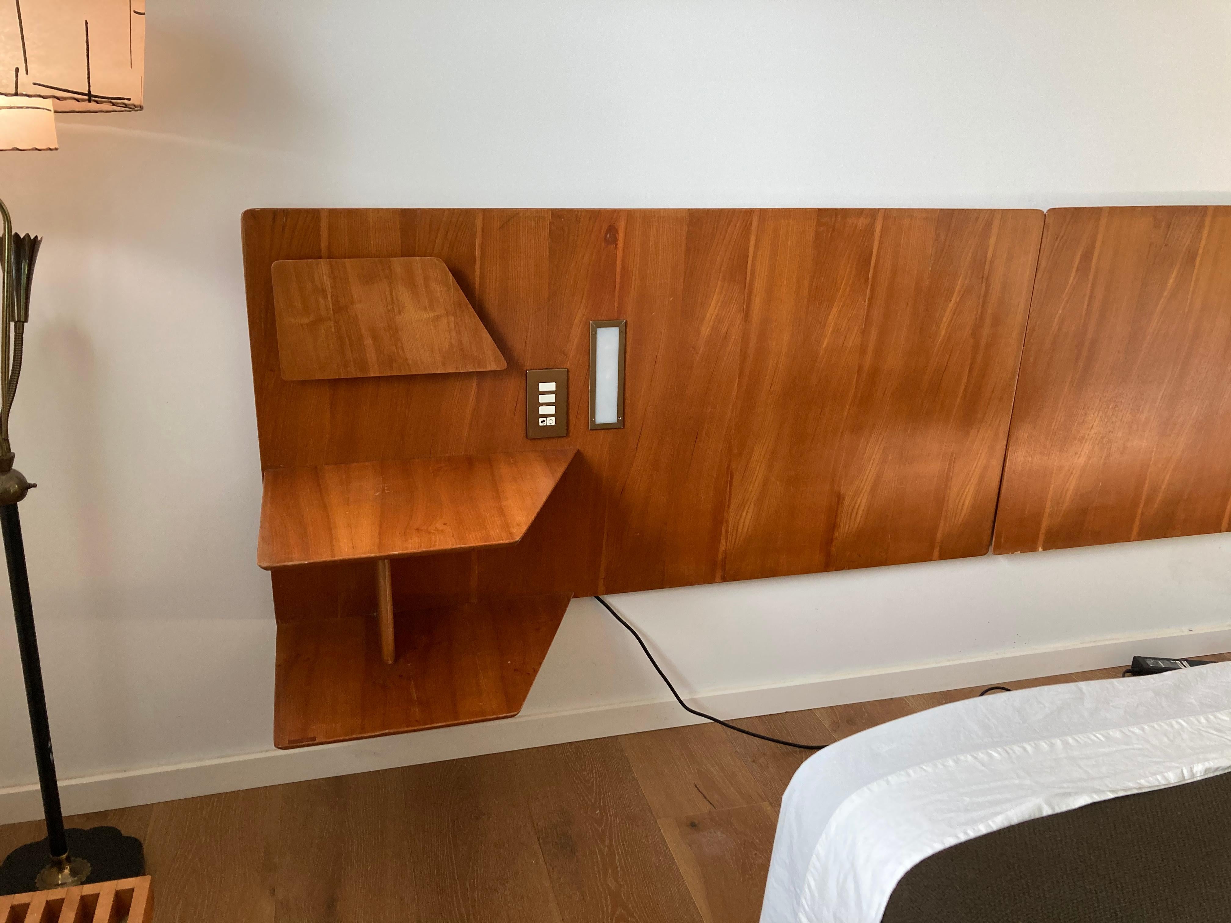 Mid-Century Modern Original Gio Ponti Headboards from Hotel Royal, Napoli