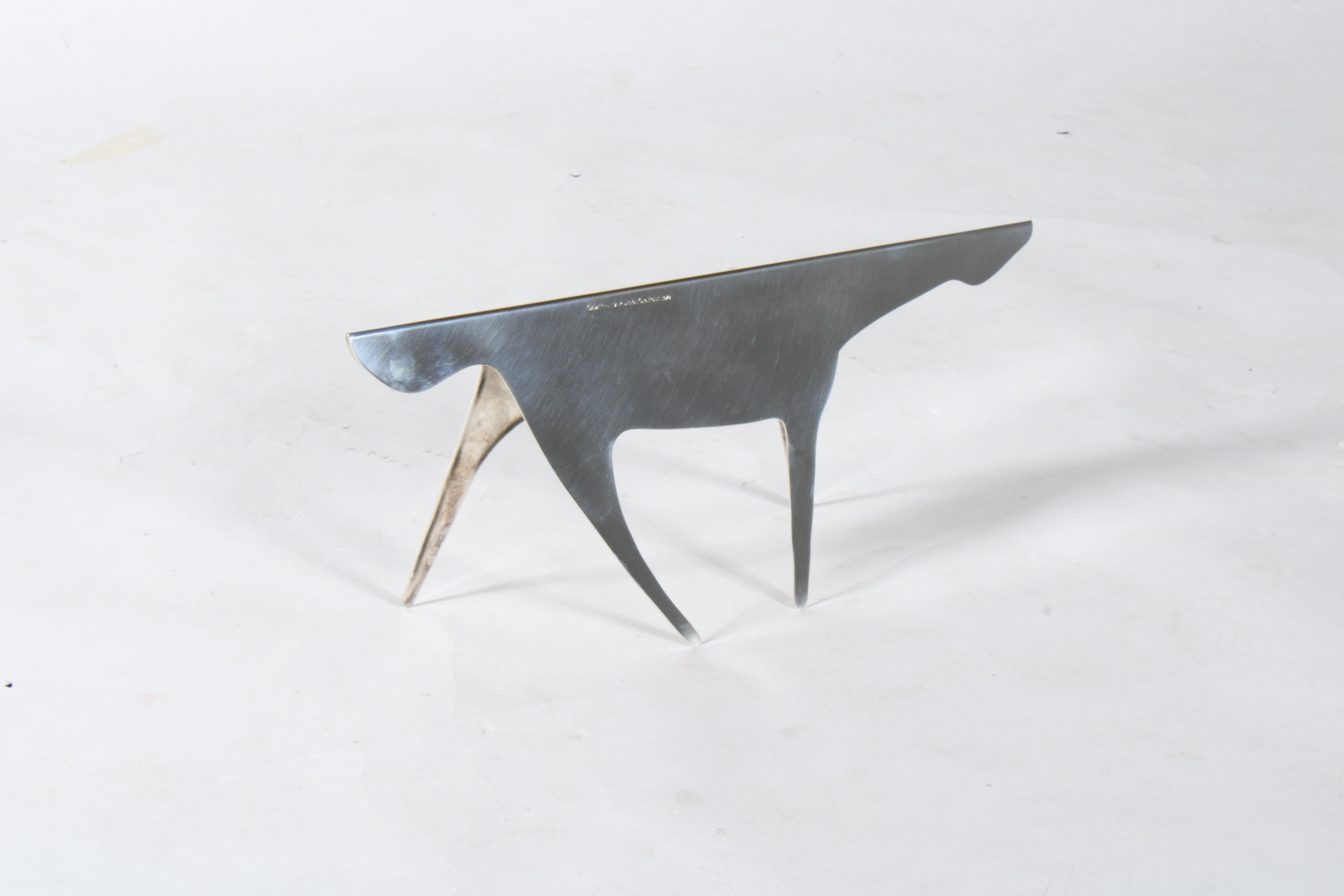 Polished Original Gio Ponti Sculpture Of A Horse * Free International Delivery