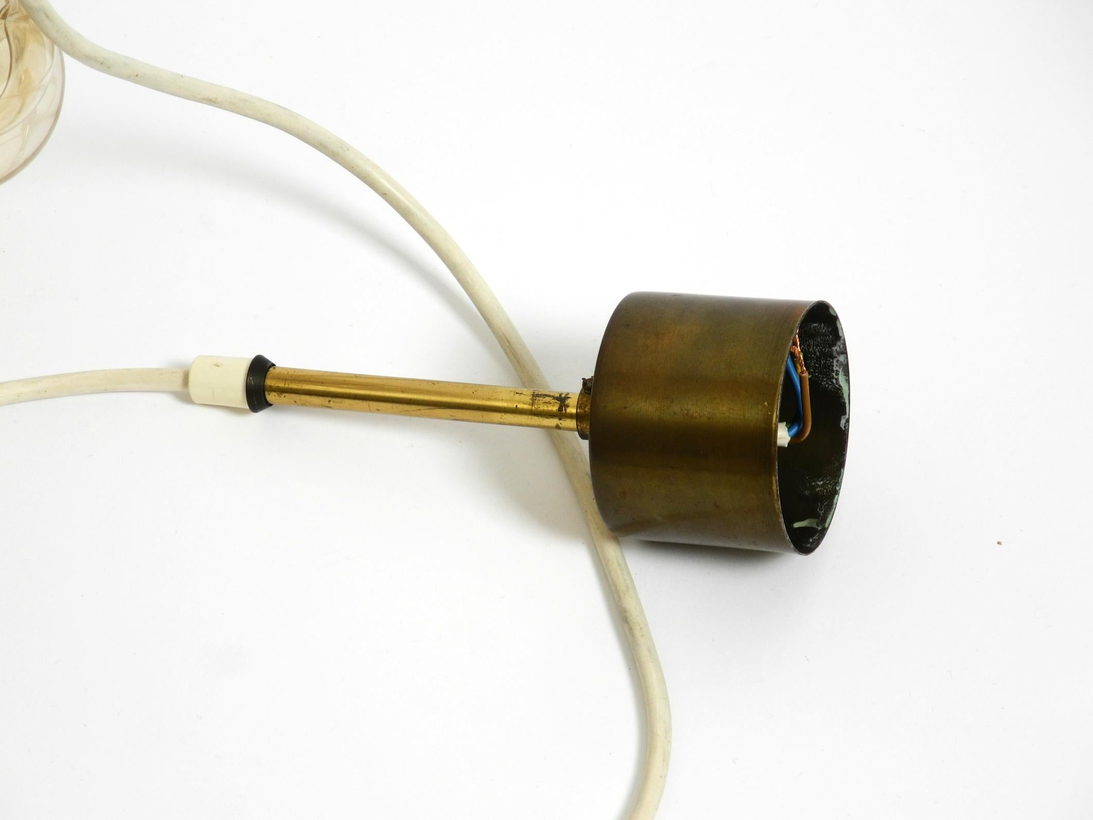 Original glass bubble pendant lamp from the 1960s  Manufactured by Limburg im Angebot 3