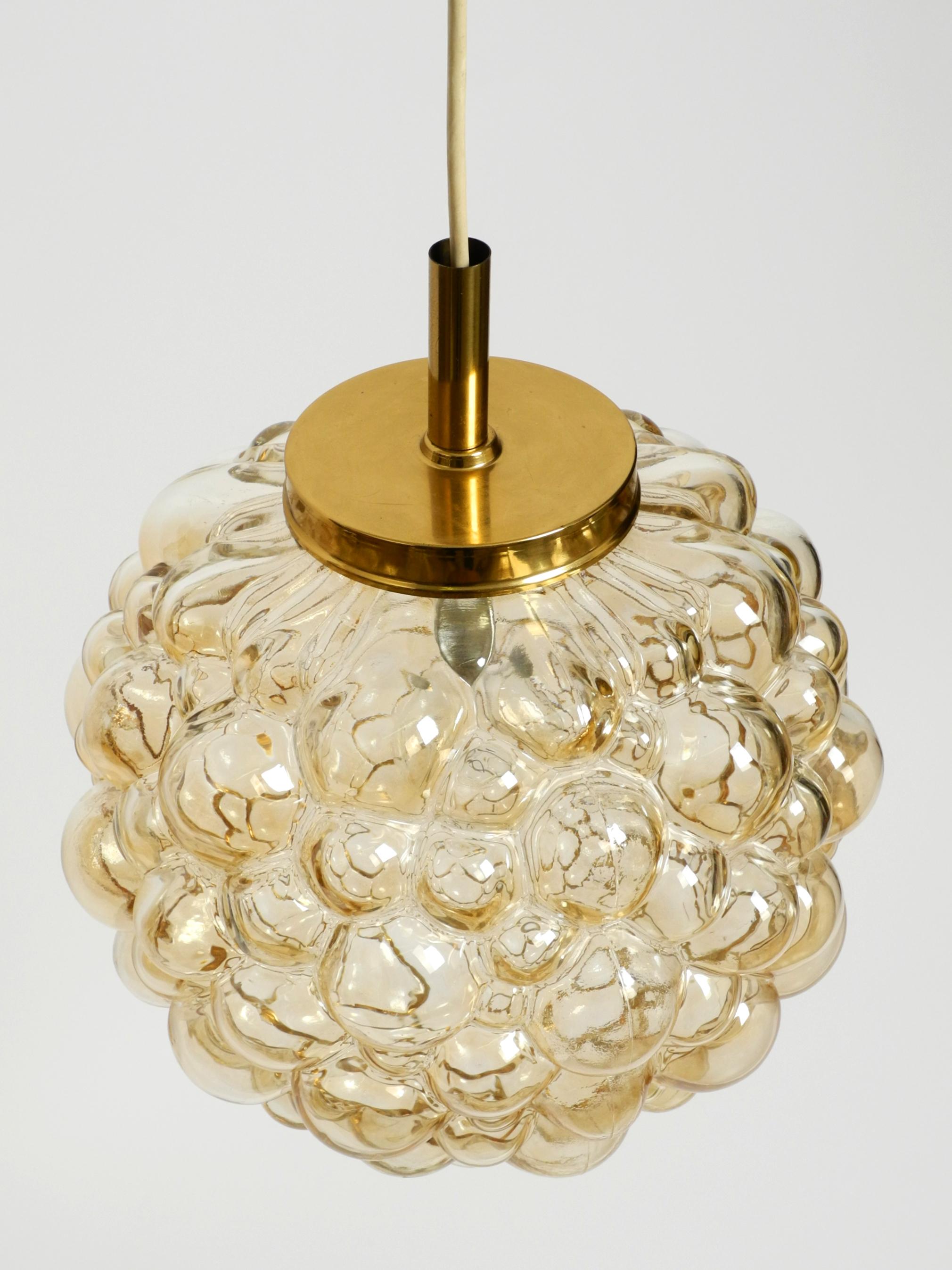 Original glass bubble pendant lamp from the 1960s  Manufactured by Limburg im Angebot 6