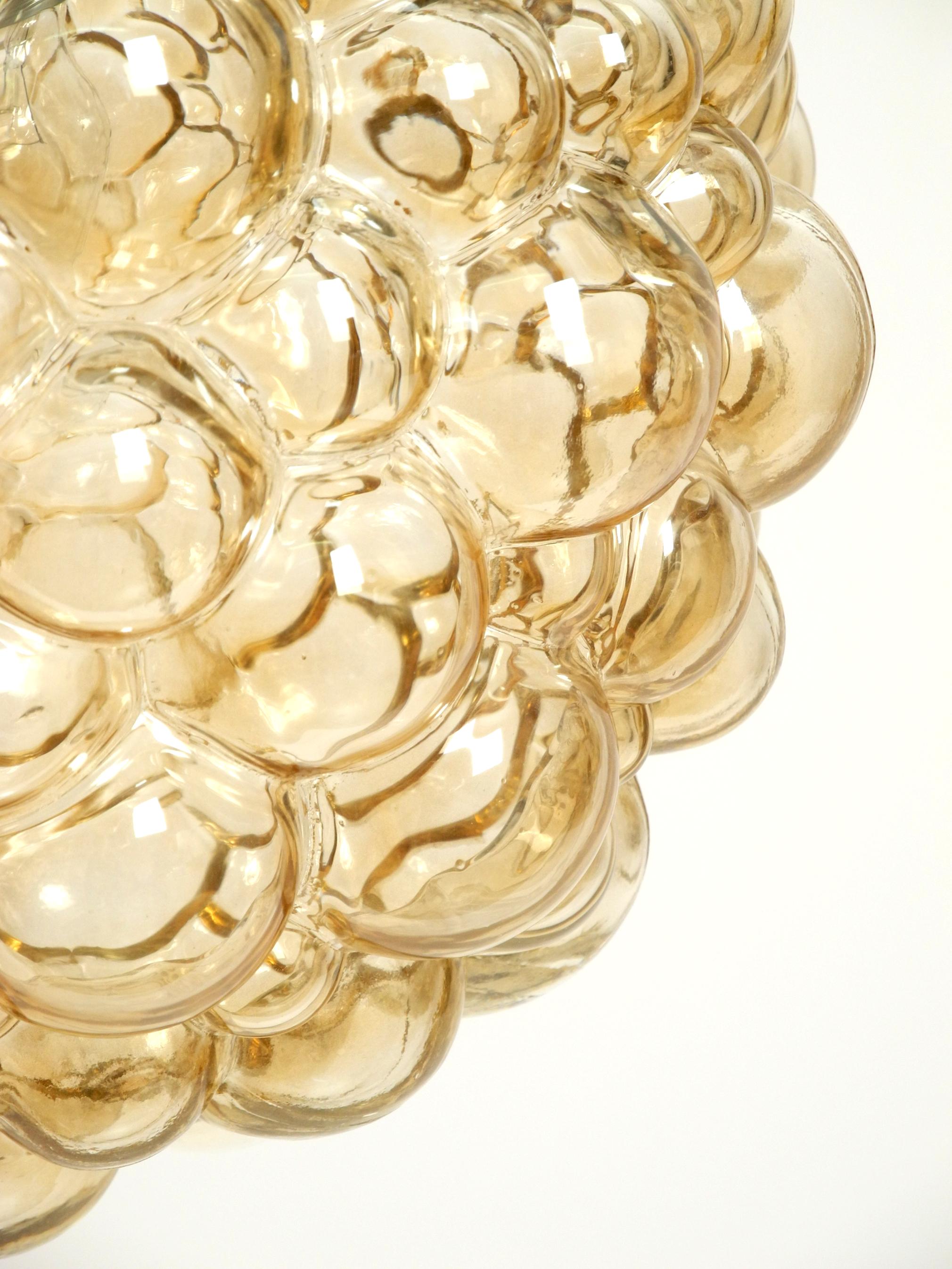 Original glass bubble pendant lamp from the 1960s  Manufactured by Limburg im Angebot 1