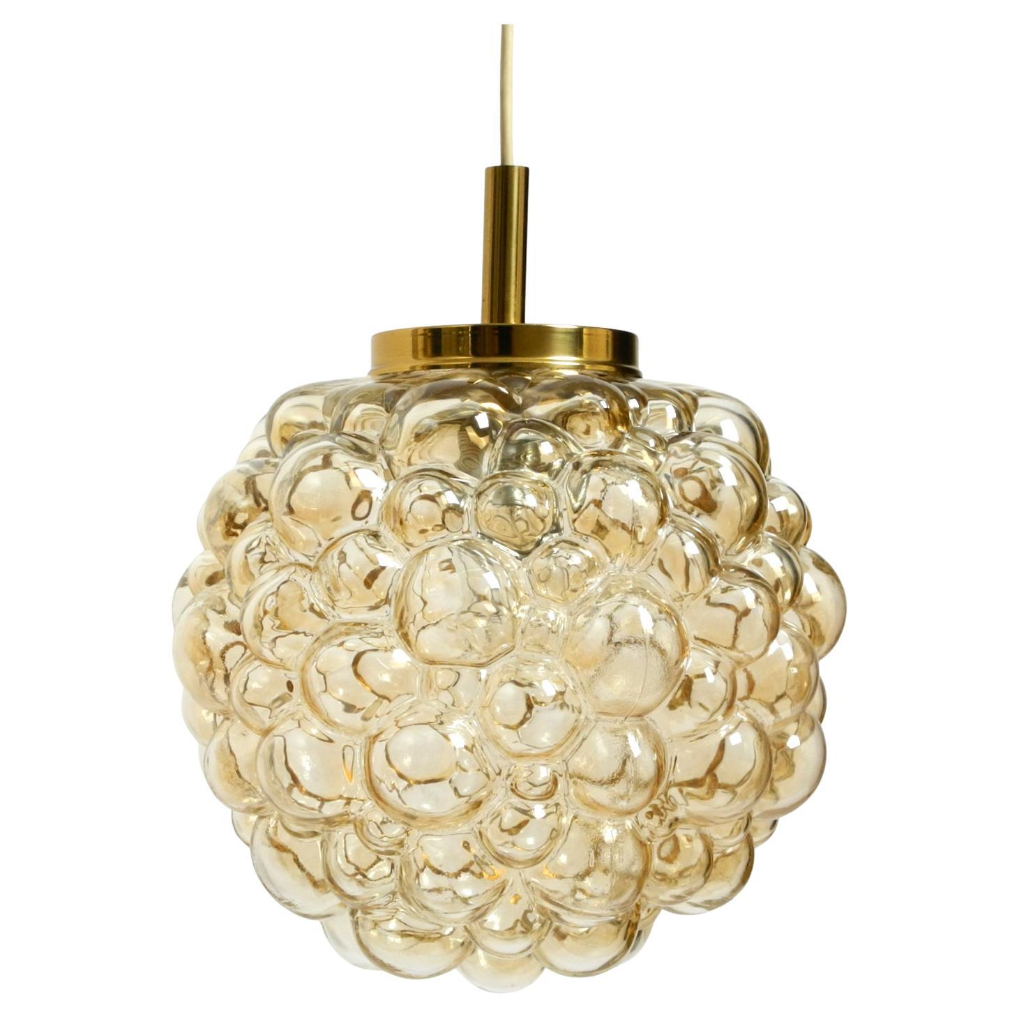 Original glass bubble pendant lamp from the 1960s  Manufactured by Limburg im Angebot