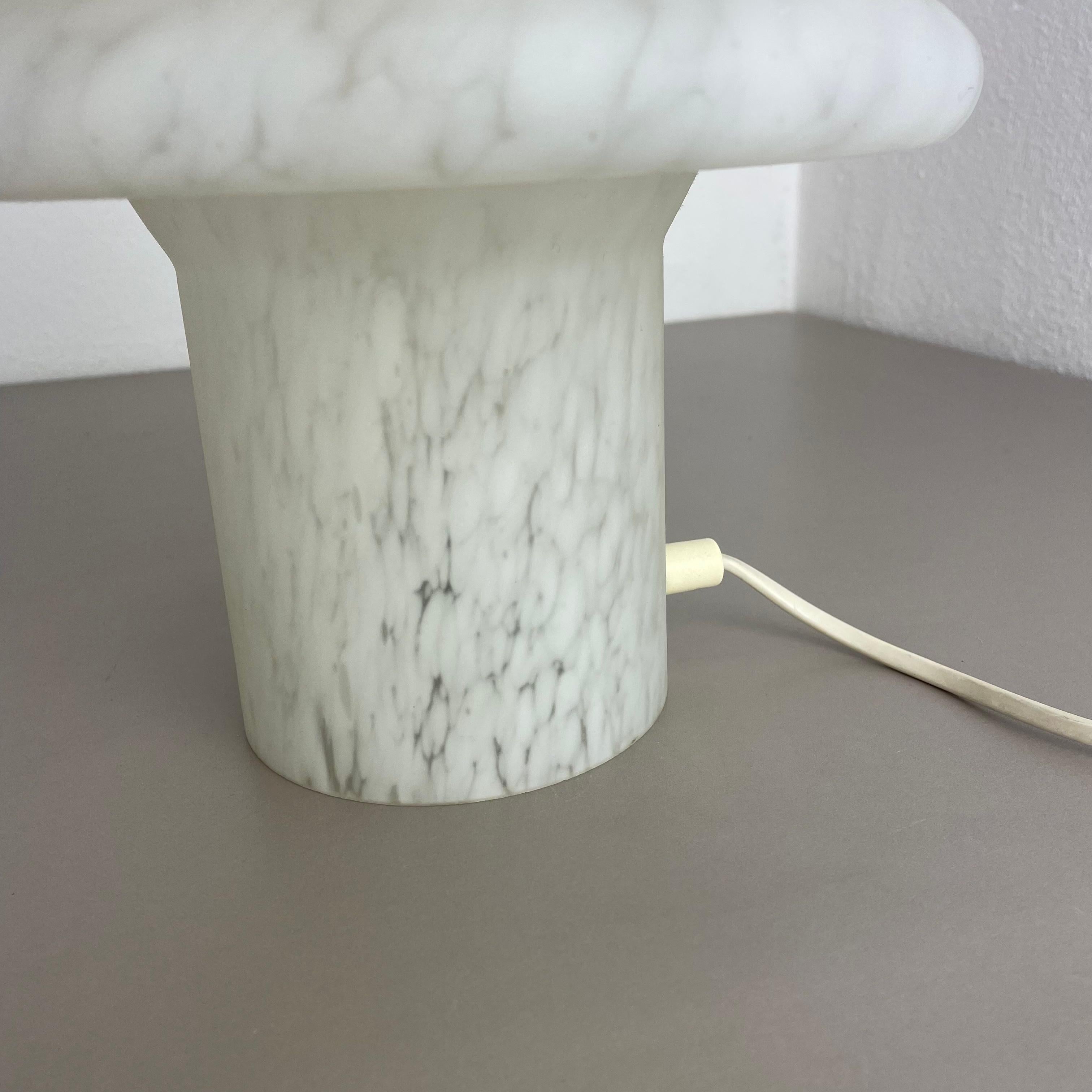 Original Glass Mushroom Desk Light by Peill & Putzler, Germany, 1970s For Sale 10