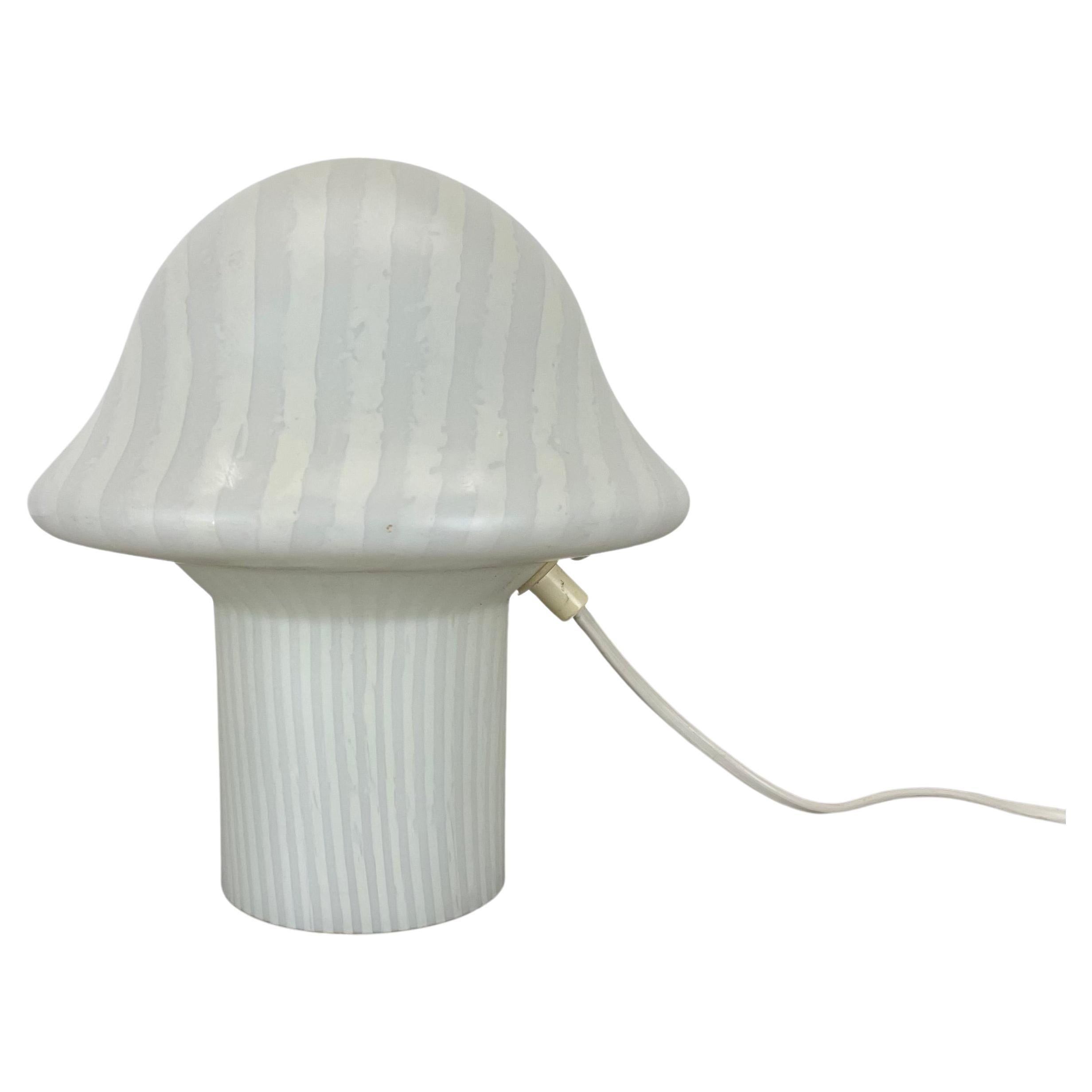Lampe de bureau zébrée champignon originale de Peill & Putzler, Allemagne, 1970 en vente