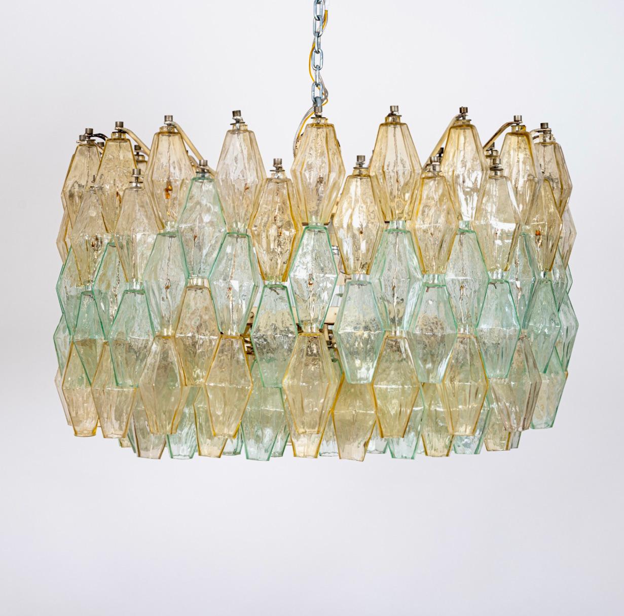Lampadario originale in vetro Poliedri di Carlo Scarpa per Venini, Italia, c.C. 1960 in vendita 5