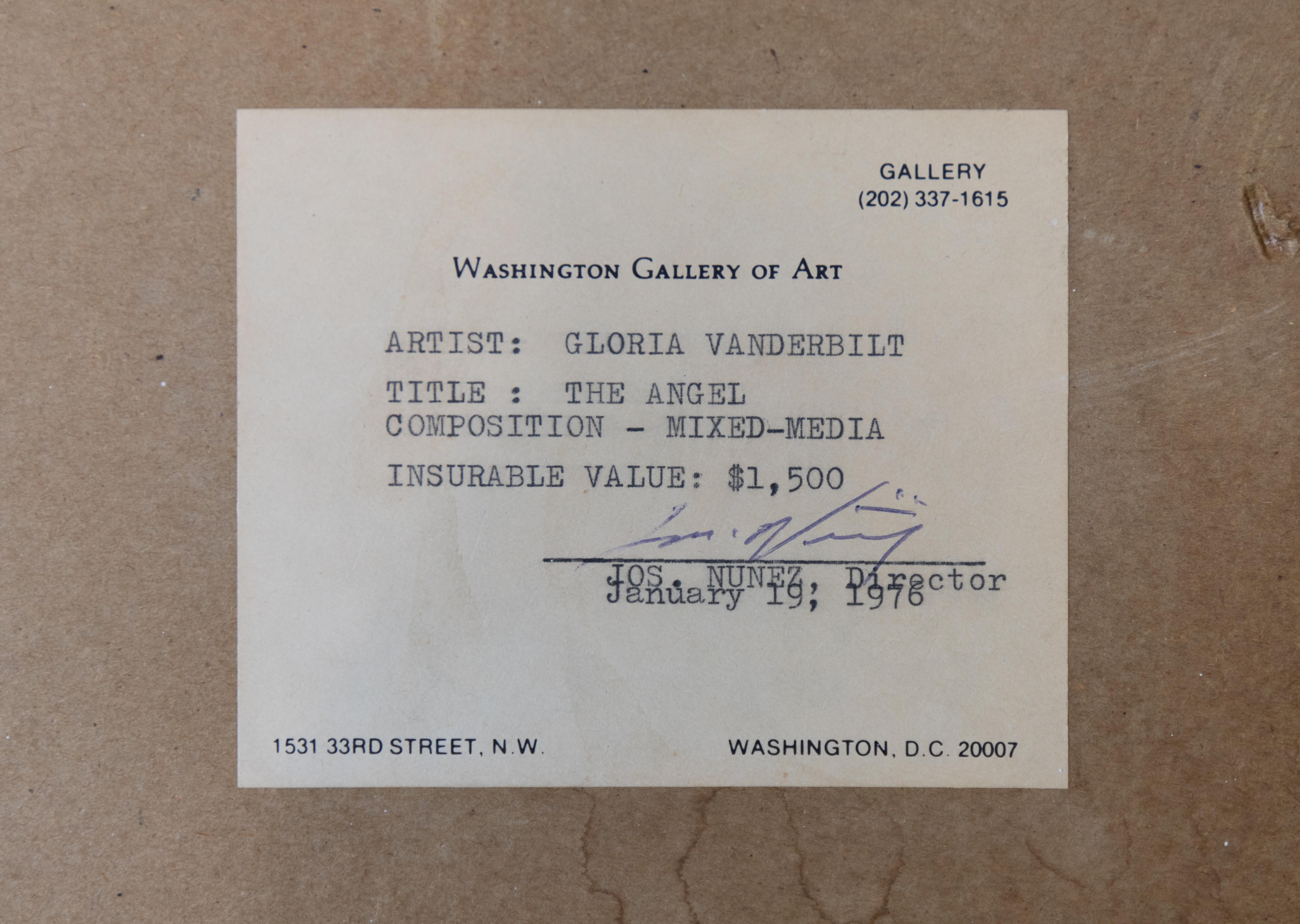 Collage originale di Gloria Vanderbilt, 