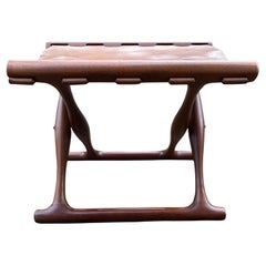 Original 'Gold Hill' Folding Stool by Poul Hundevad