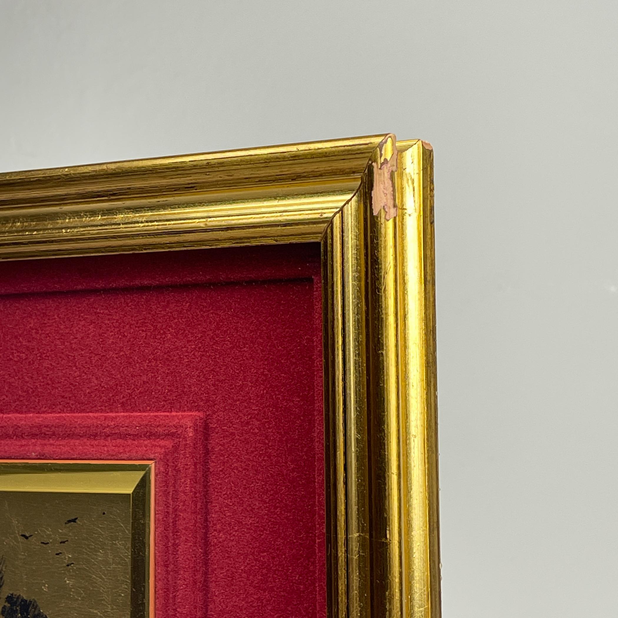 Original Kollektion Kiefern mit Blattgold-Gravur 23K von A. Carullo, Italien, 1980er Jahre im Angebot 6