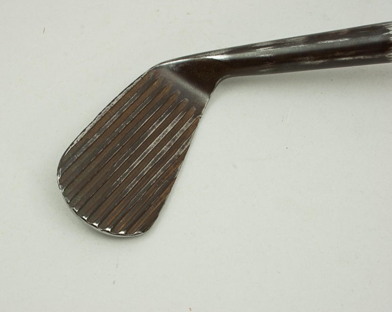 Original Golf Club Left Handed Ribbed Face Backspin Club For Sale at 1stDibs left facing