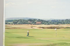 Original Golf Watercolor Painting of St Andrews by Arthur Weaver