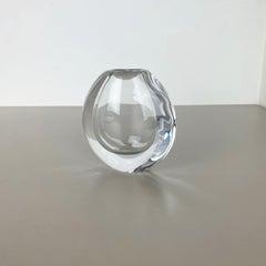 Original Göran Wärff Drop 2, 1kg Glass Object Vase for Kosta Boda AB Sweden, 1960