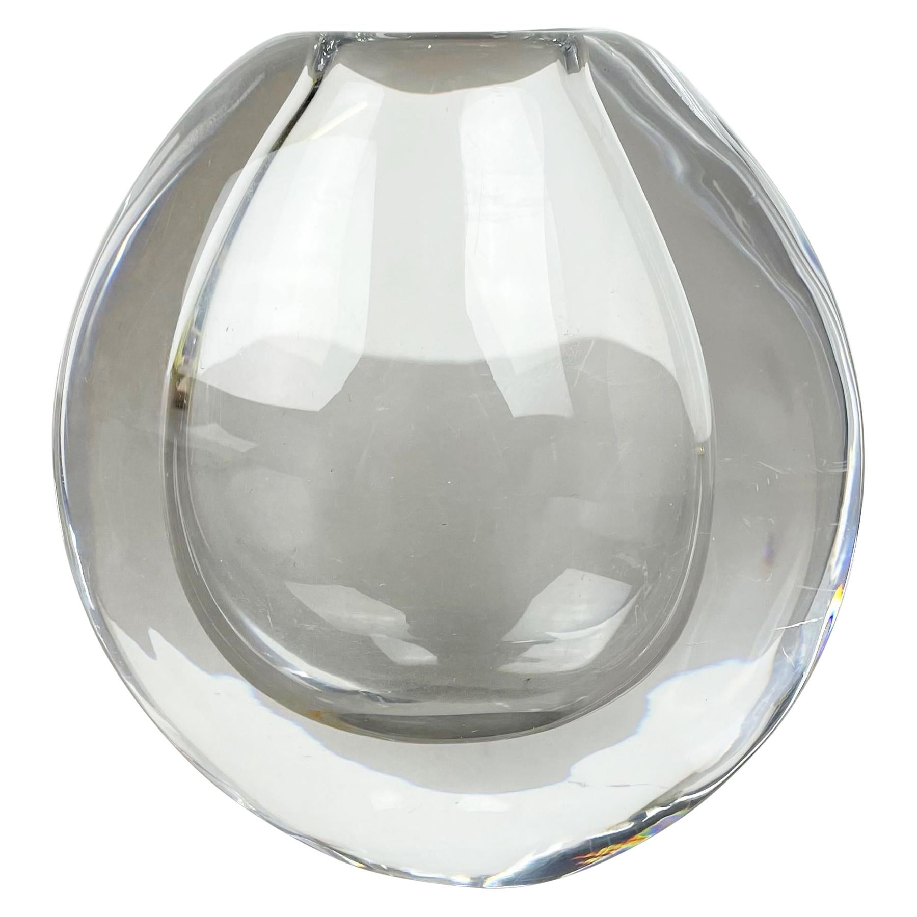 Original Göran Wärff Drop 2, 1kg Glass Object Vase for Kosta Boda AB Sweden, 1960