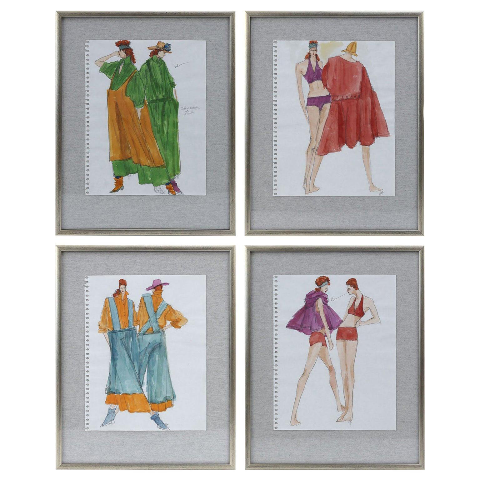 Original Gordon Henderson Fashion Sketches