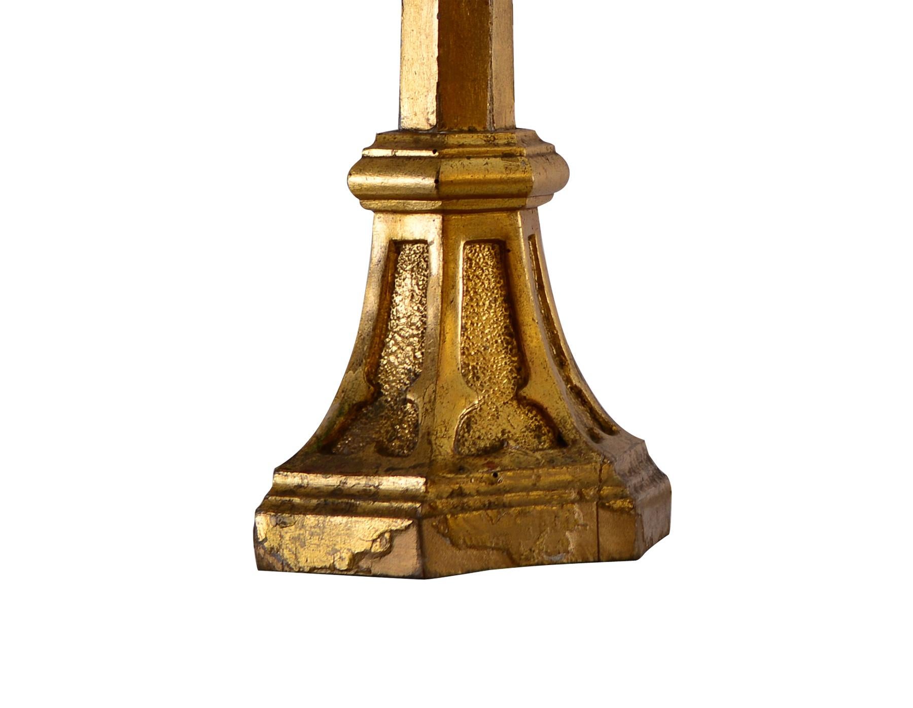 Austriaco Candelieri originali in stile gotico 1860 Imperatore del XIX secolo della Casa d'Asburgo in vendita
