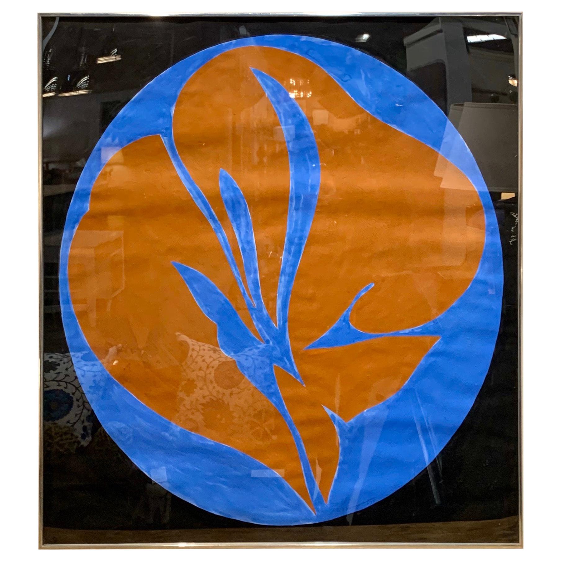 Original Art Deco Gouache Painting w/ Christmas Theme, 1926 For Sale at