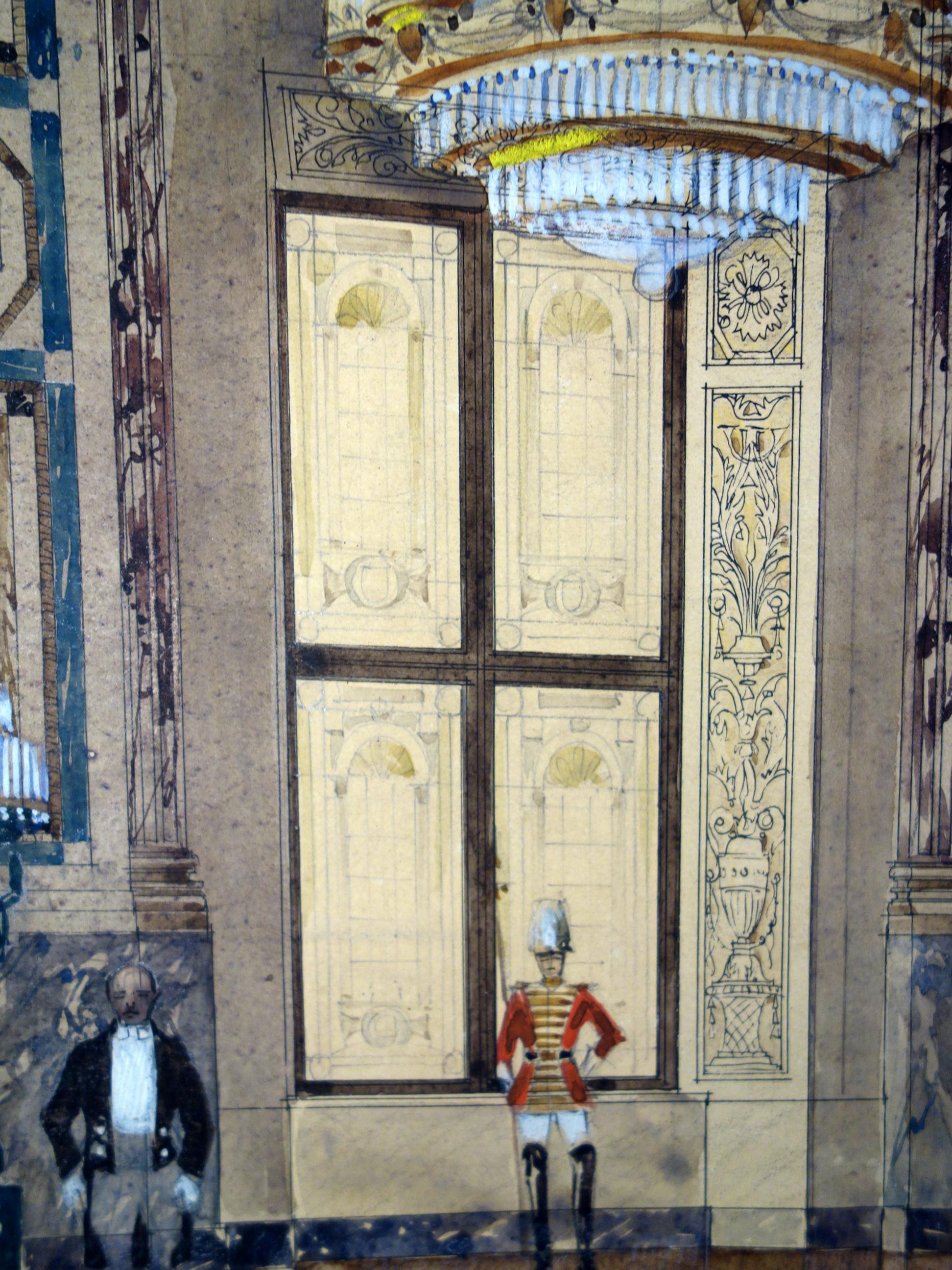 Chef-d'œuvre architecturale du palais de l'Hofburg à Vienne, 1910  en vente 6