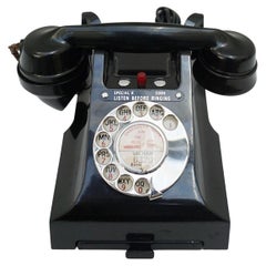 Vintage Original GPO Black Bakelite Telephone