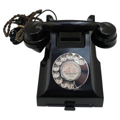 Original GPO Model 332L Black Bakelite Telephone Full Working Order