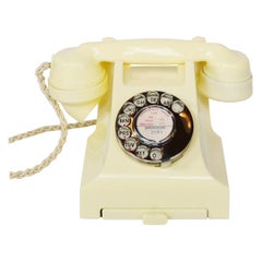 Retro Original GPO Model 332L Ivory Bakelite Telephone Full Working Order