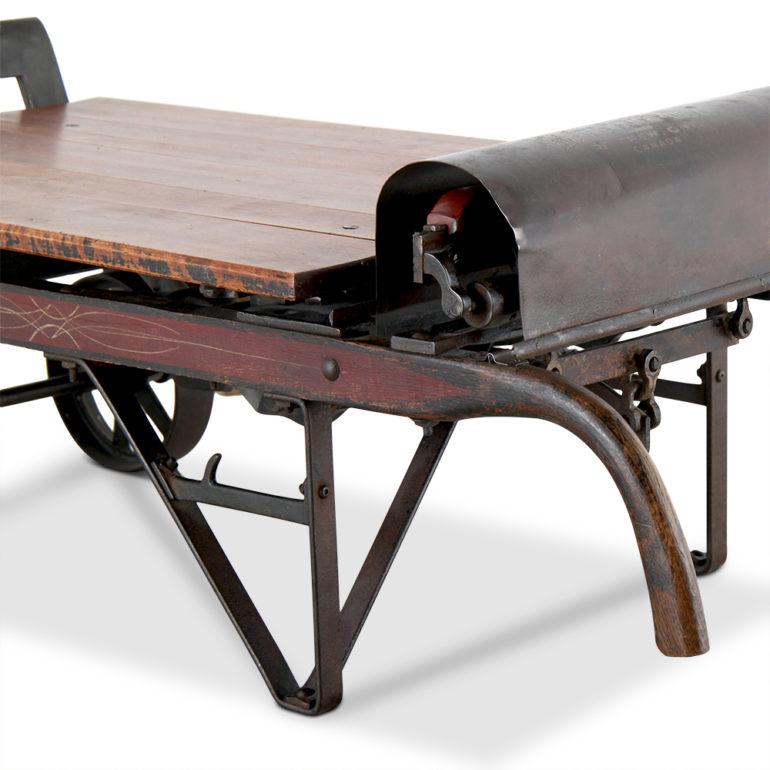 antique grain scale coffee table