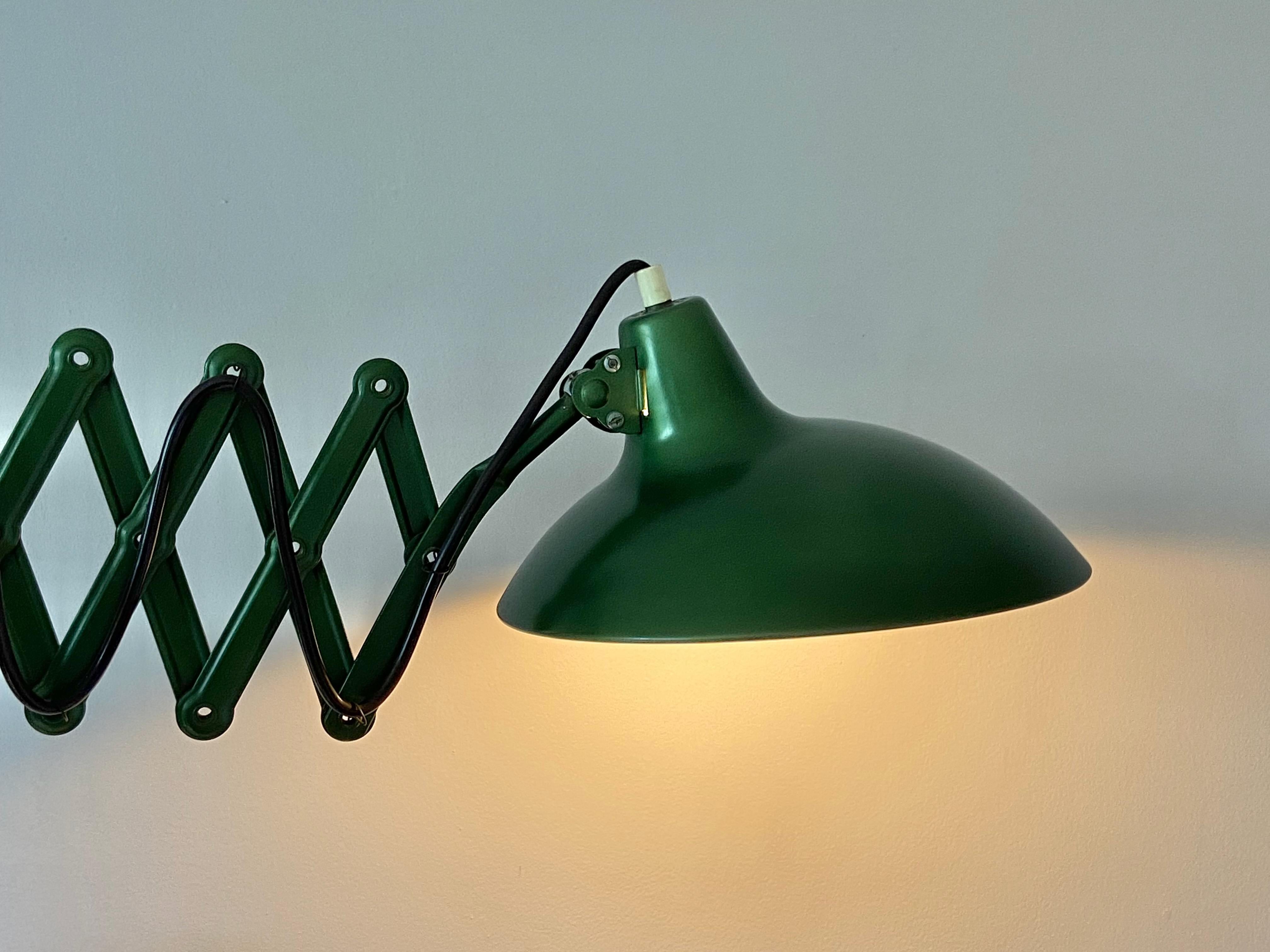 Original Green Christian Dell Wall Lamp 6719 by Kaiser Idell, Germany 7