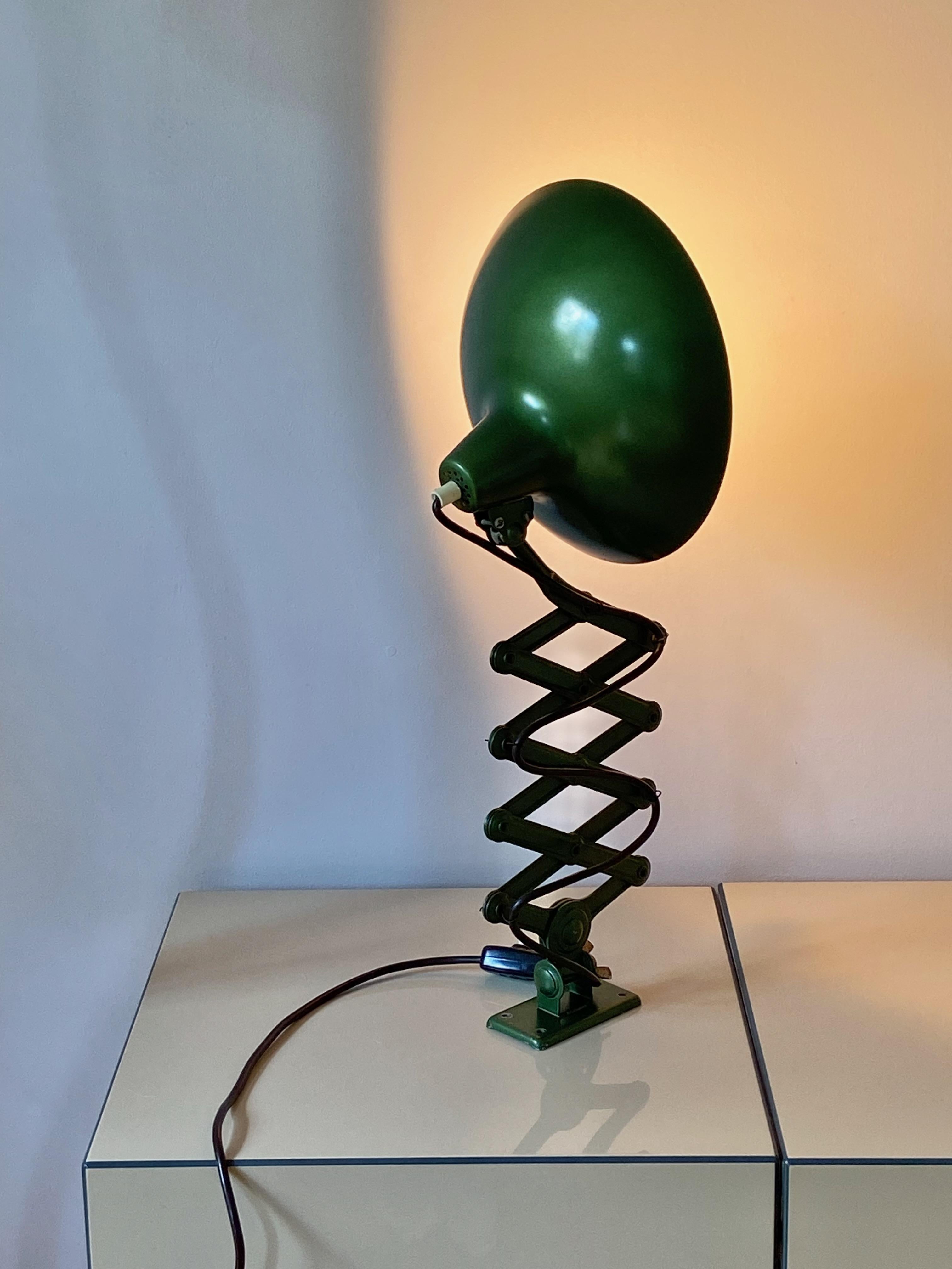 Original Green Christian Dell Wall Lamp 6719 by Kaiser Idell, Germany 8