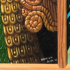 Original 'Guerrier Guerrière' Figurative Fantasy Painting