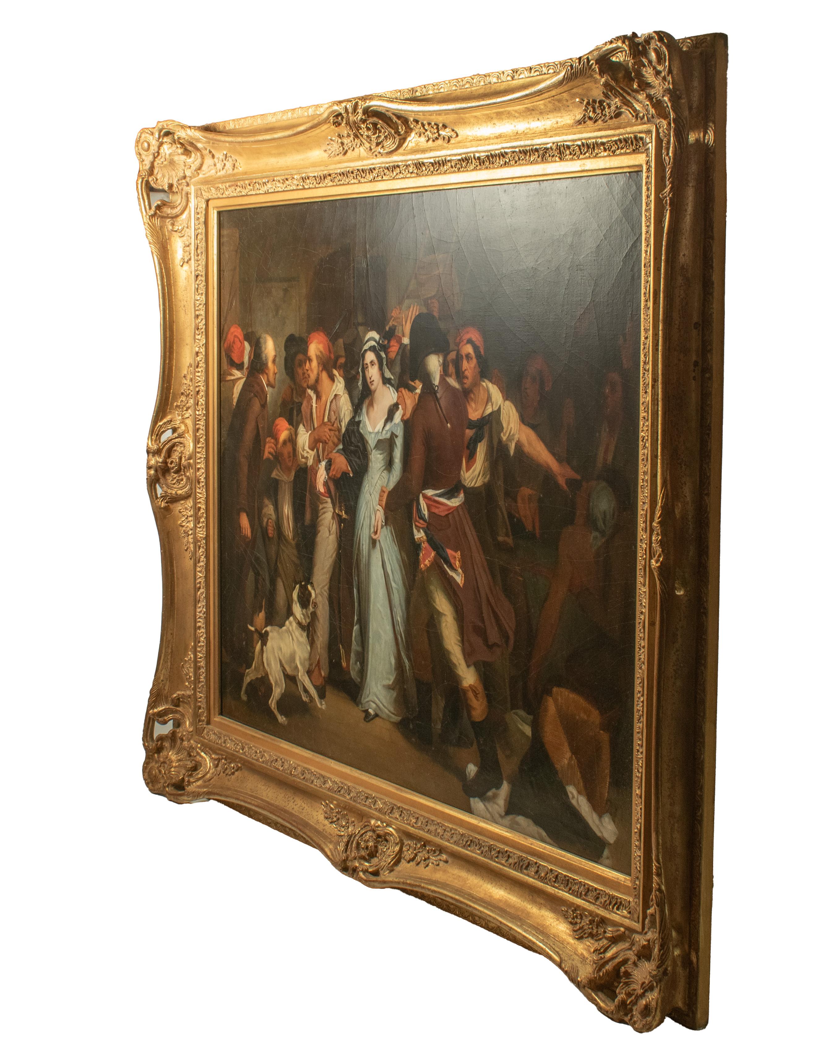 Toile Original H. Scheffer, Charlotte Corday, c.1830.  - Succession de Severin Wundermann en vente