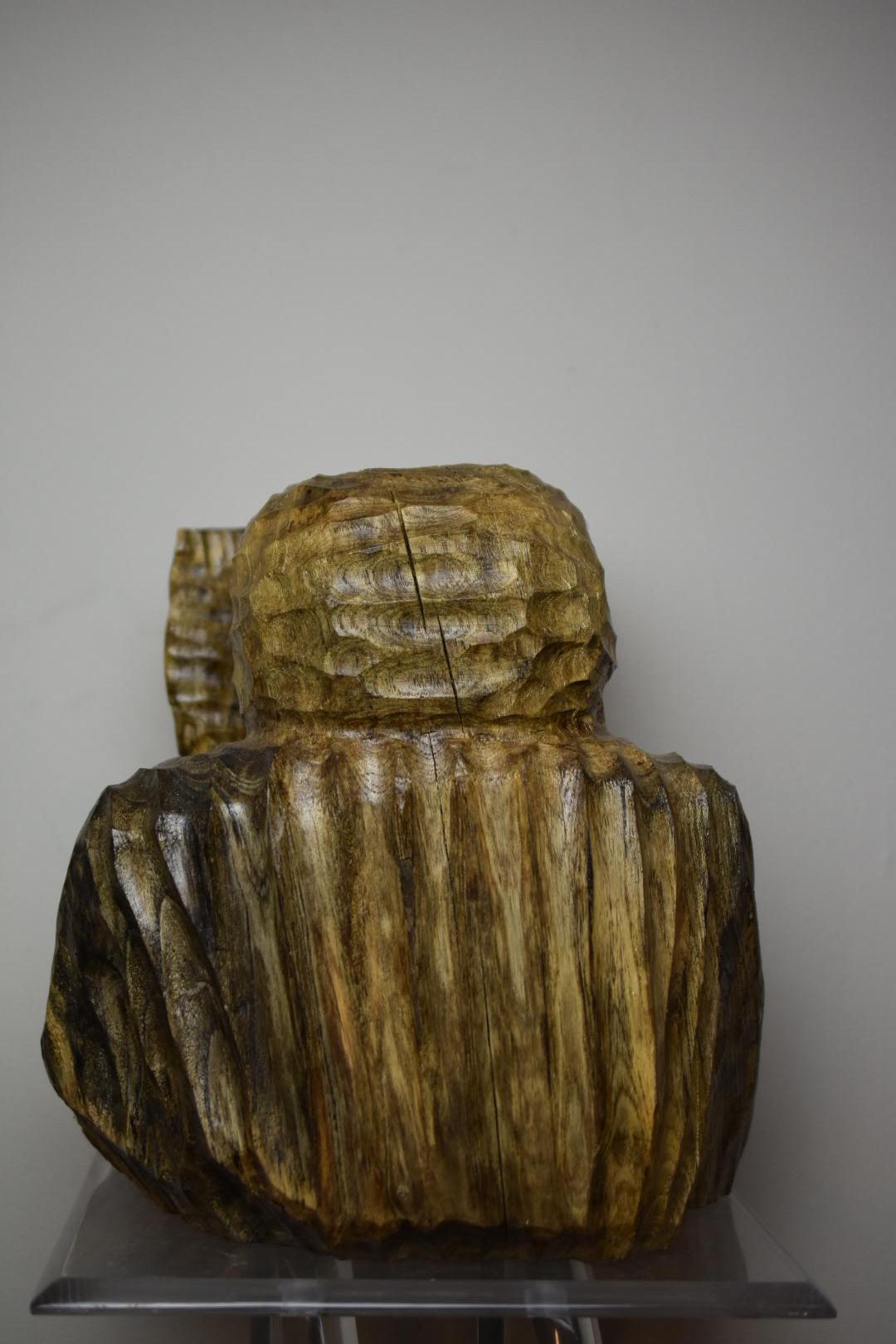 Américain Sculpture originale sculptée à la main en vente