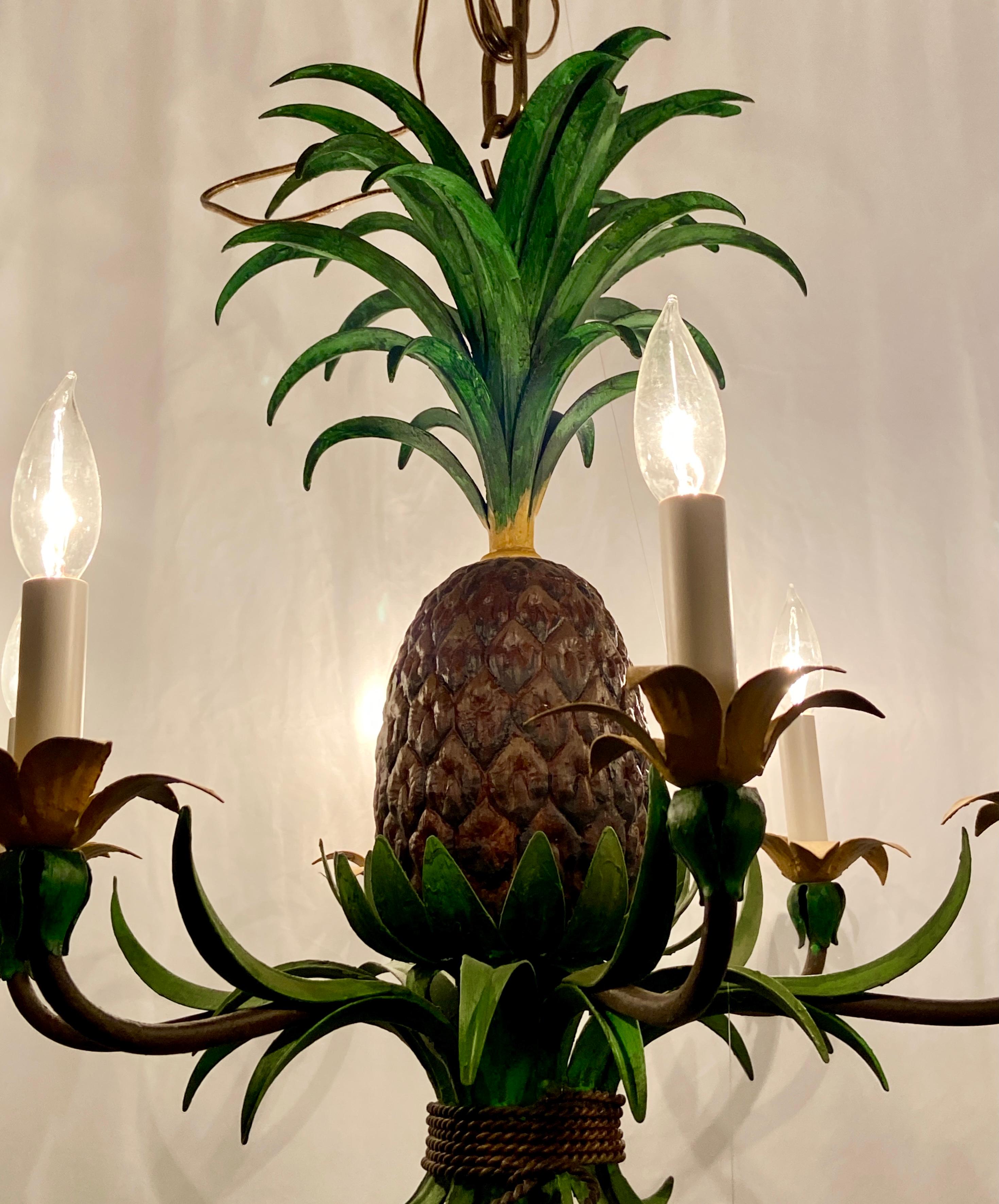 vintage pineapple chandelier