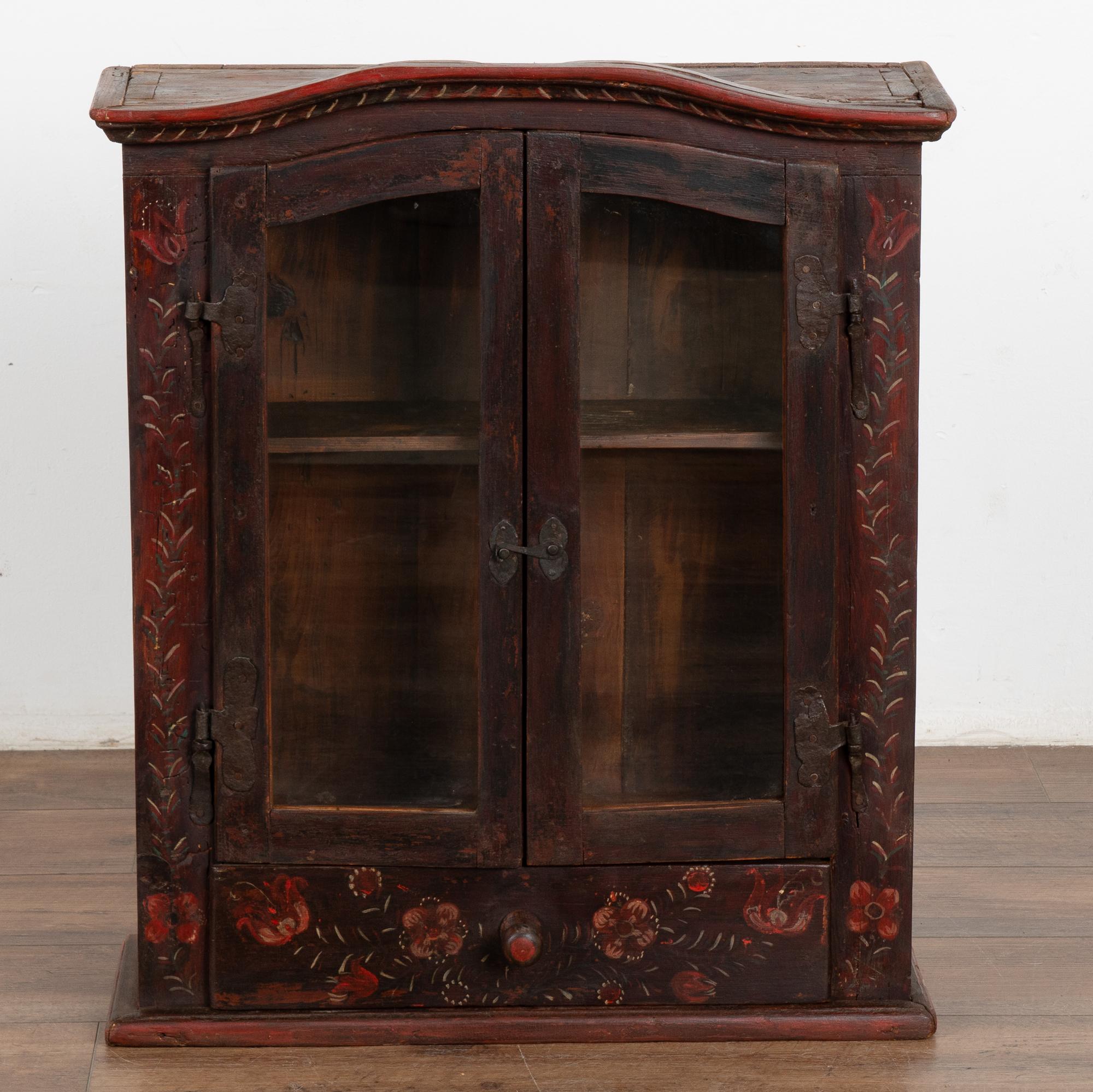 wall mounted china hutch