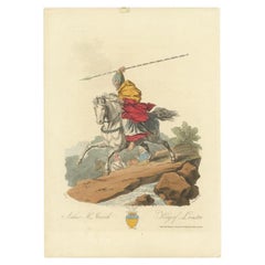 Original Handcolored Antique Print of Arthur Mc Murroch, 1811
