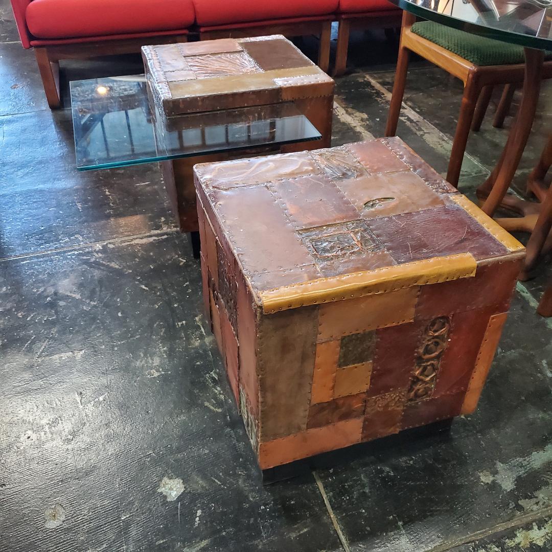 Bases de table originales brutalistes fabriquées à la main par l'artisan Lou Ramirez de Los Angeles en vente 10