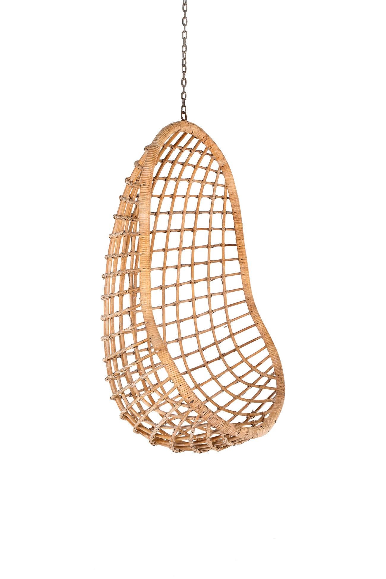 egg chair bamboo