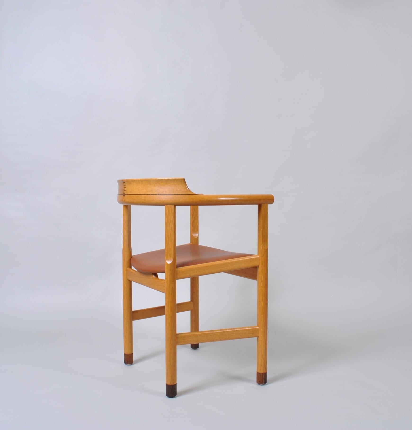Leather Original Hans J Wegner PP52 Chair