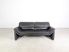 Original Hans Kaufeld Sofa Design Couch De Sede Leder schwarz