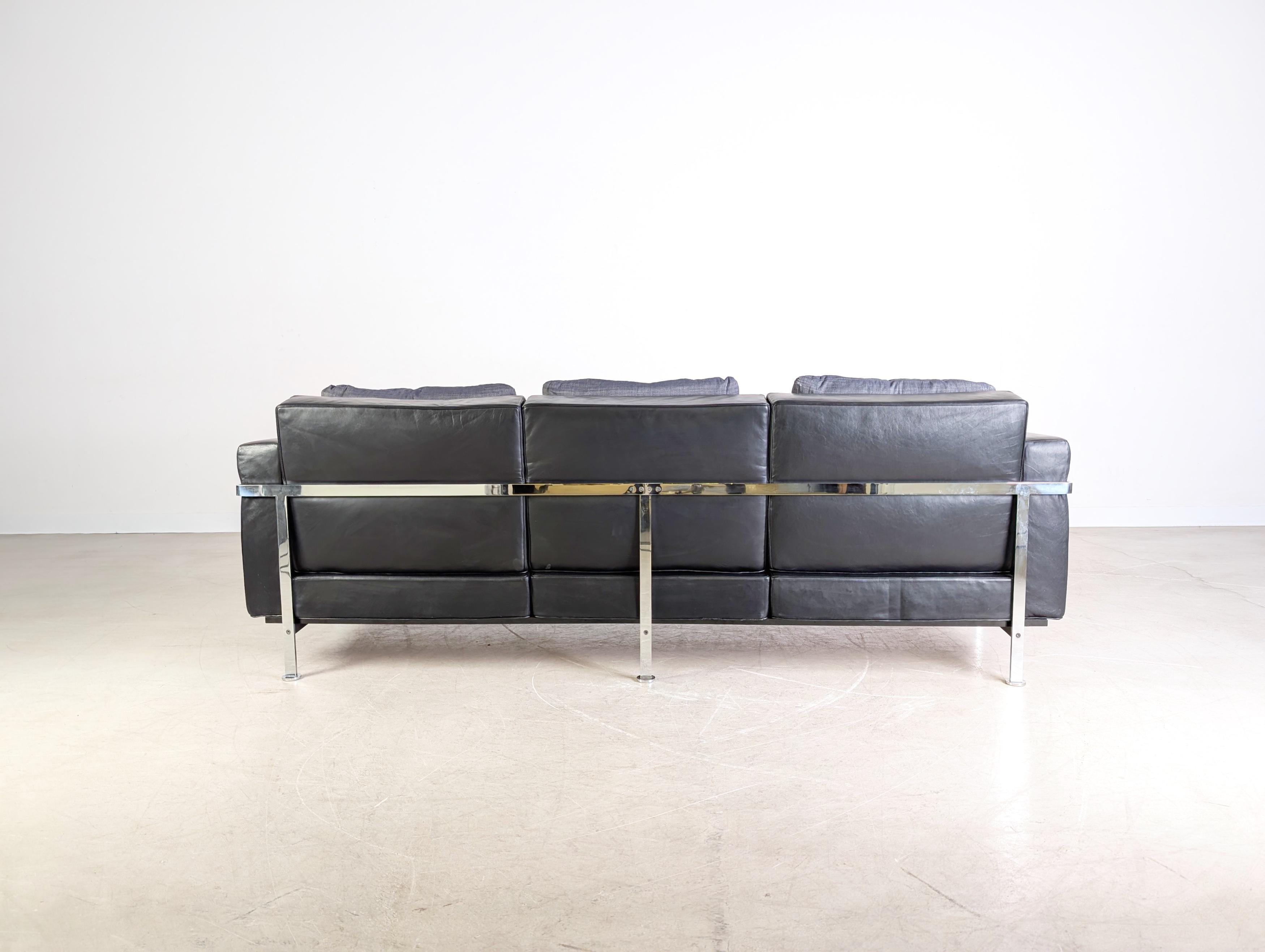 Original Hans Kaufeld Sofa RH 302 Robert Haussmann Bauhaus Couch (Stahl) im Angebot