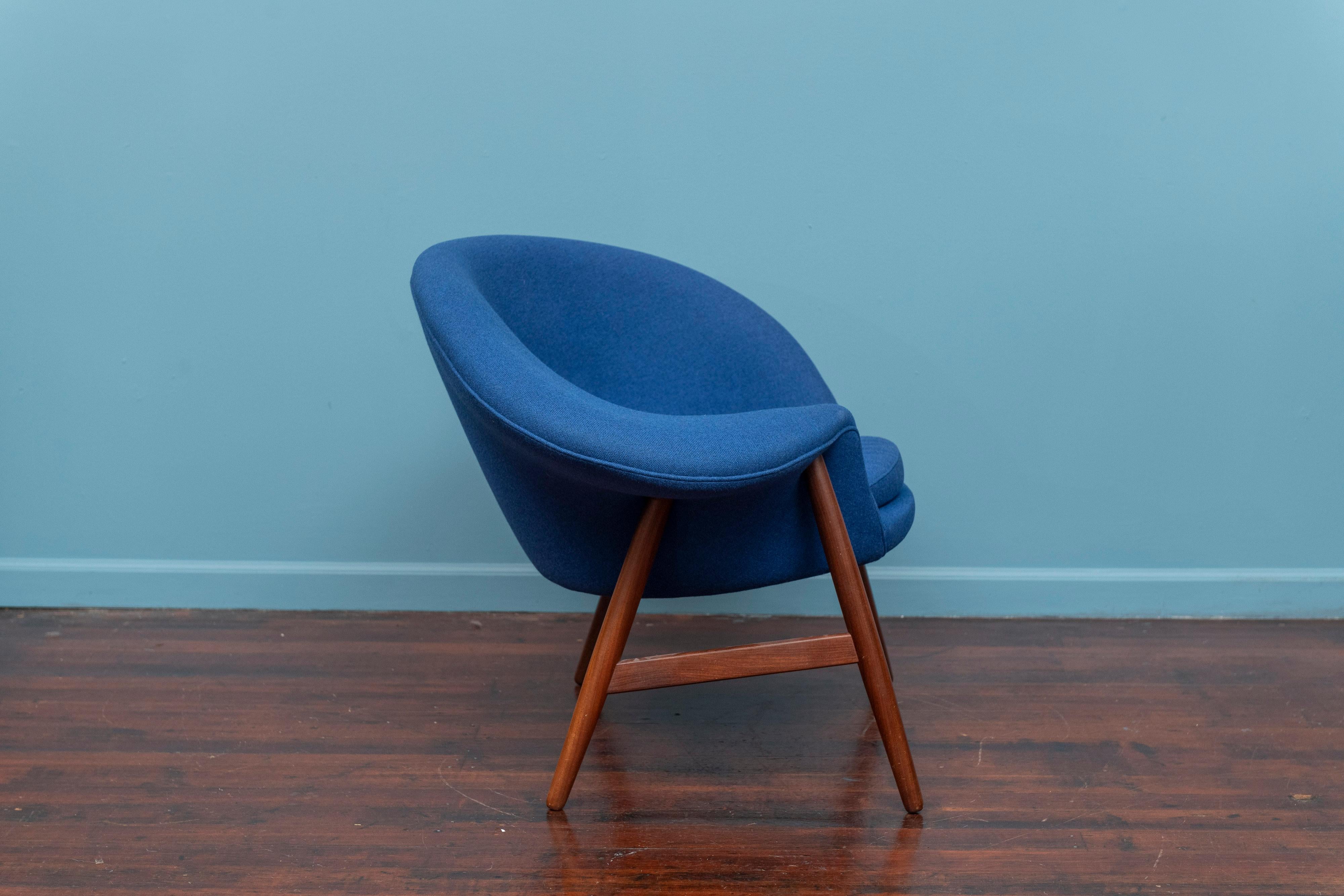 Silla original Hans Olsen para Bramin Fried Egg Tapicería en venta