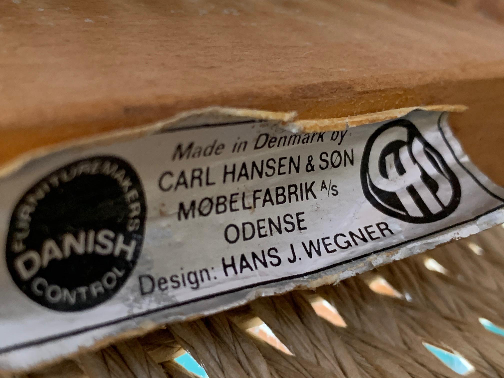Mid-Century Modern Original Hans Wegner CH 23 Chair