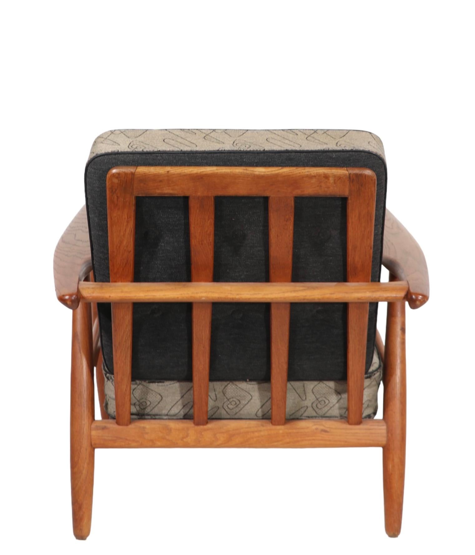 Original Hans Wegner Cigar Chair Made in Denmark for GETAMA c 1950's For Sale 5