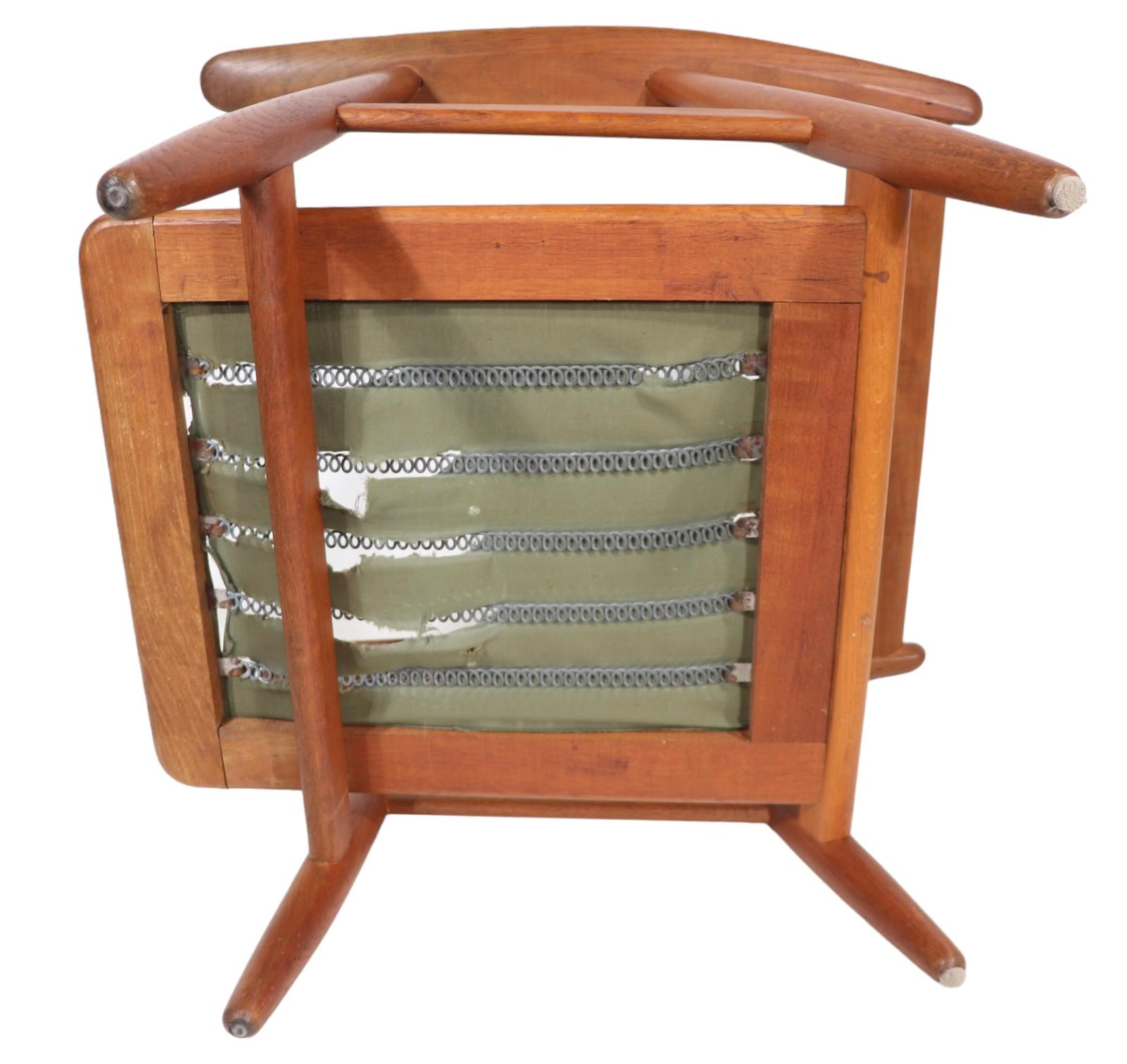 Sedia per sigari originale di Hans Wegner realizzata in Danimarca per GETAMA, anni '50 ca. in vendita 13