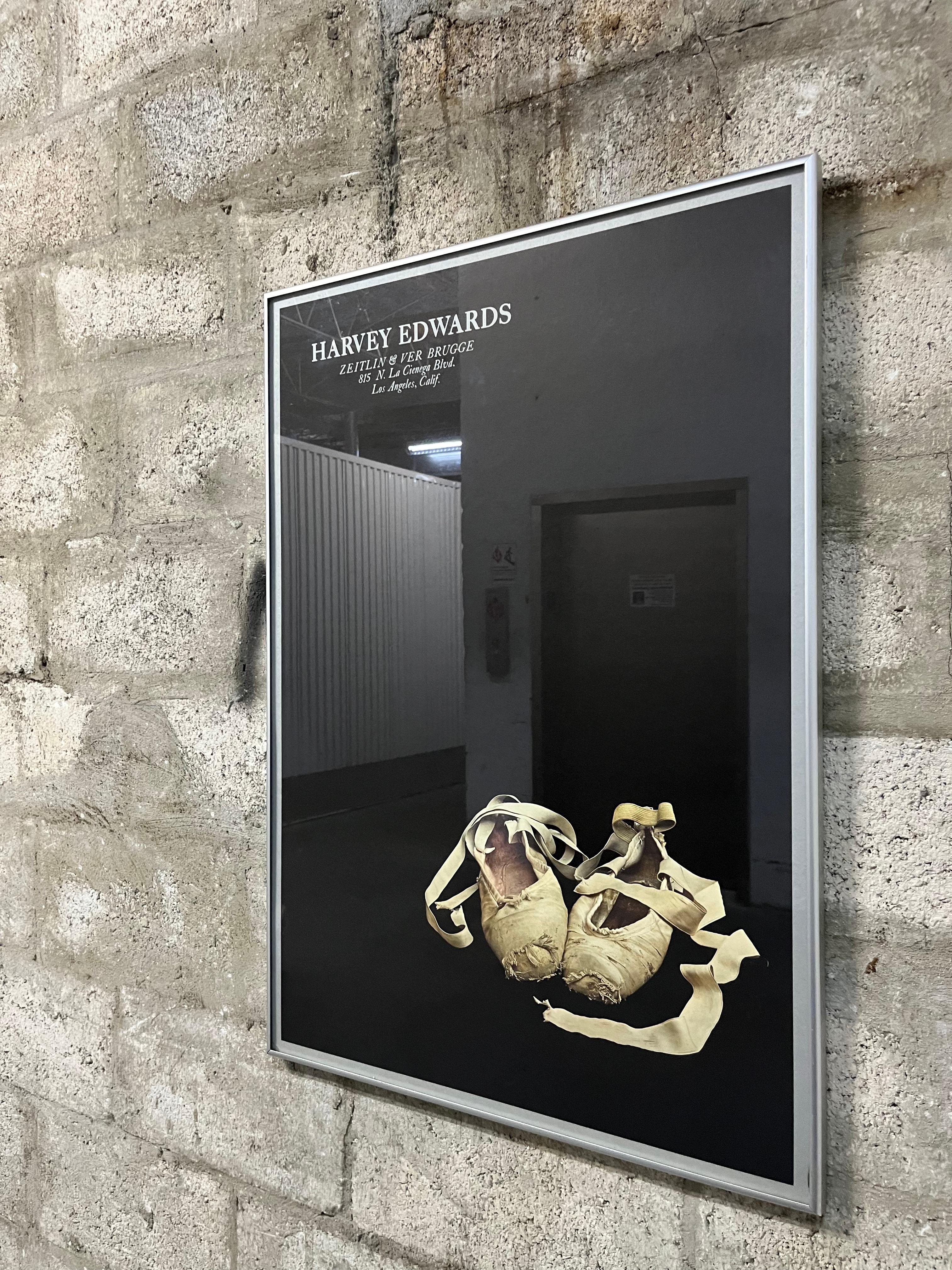 Aluminum Original Harvey Edwards Dance For Zeitlin & Ver Brugge Framed Exhibition Poster.