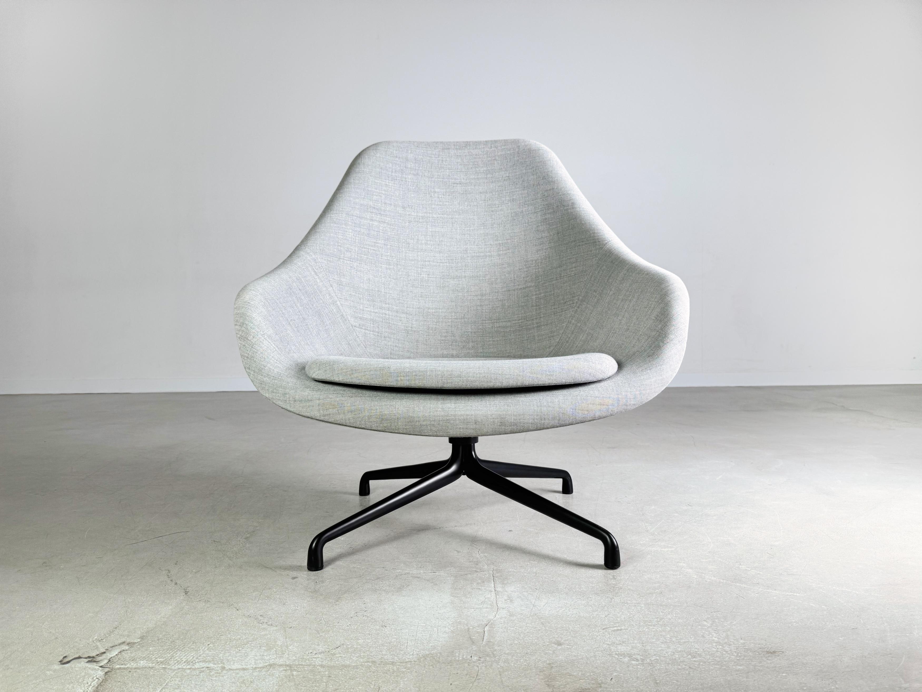 Mid-Century Modern Sessel Hee Welling Stoff grau originale HAY AAL 91 en vente