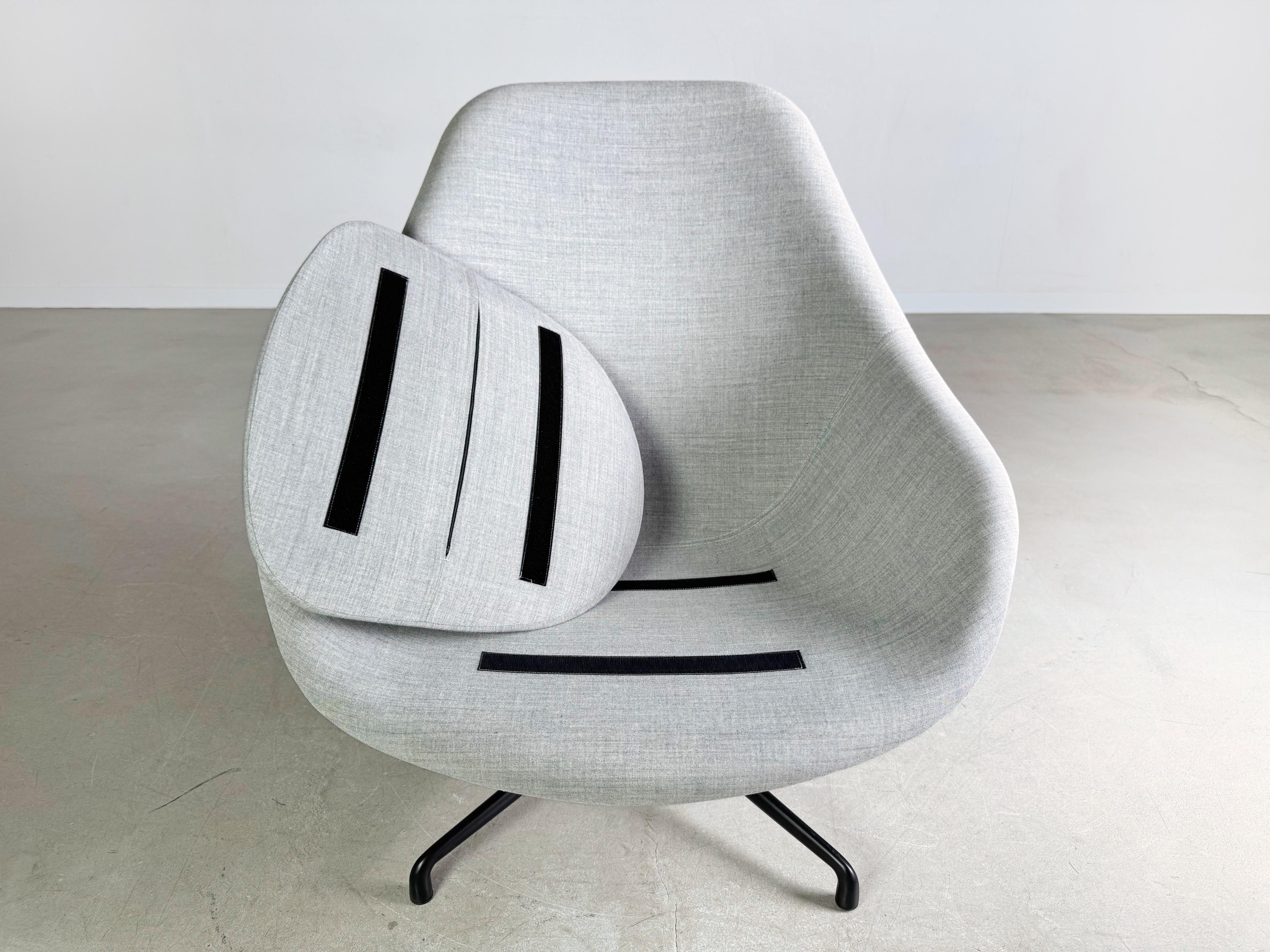 Sessel Hee Welling Stoff grau originale HAY AAL 91 en vente 1