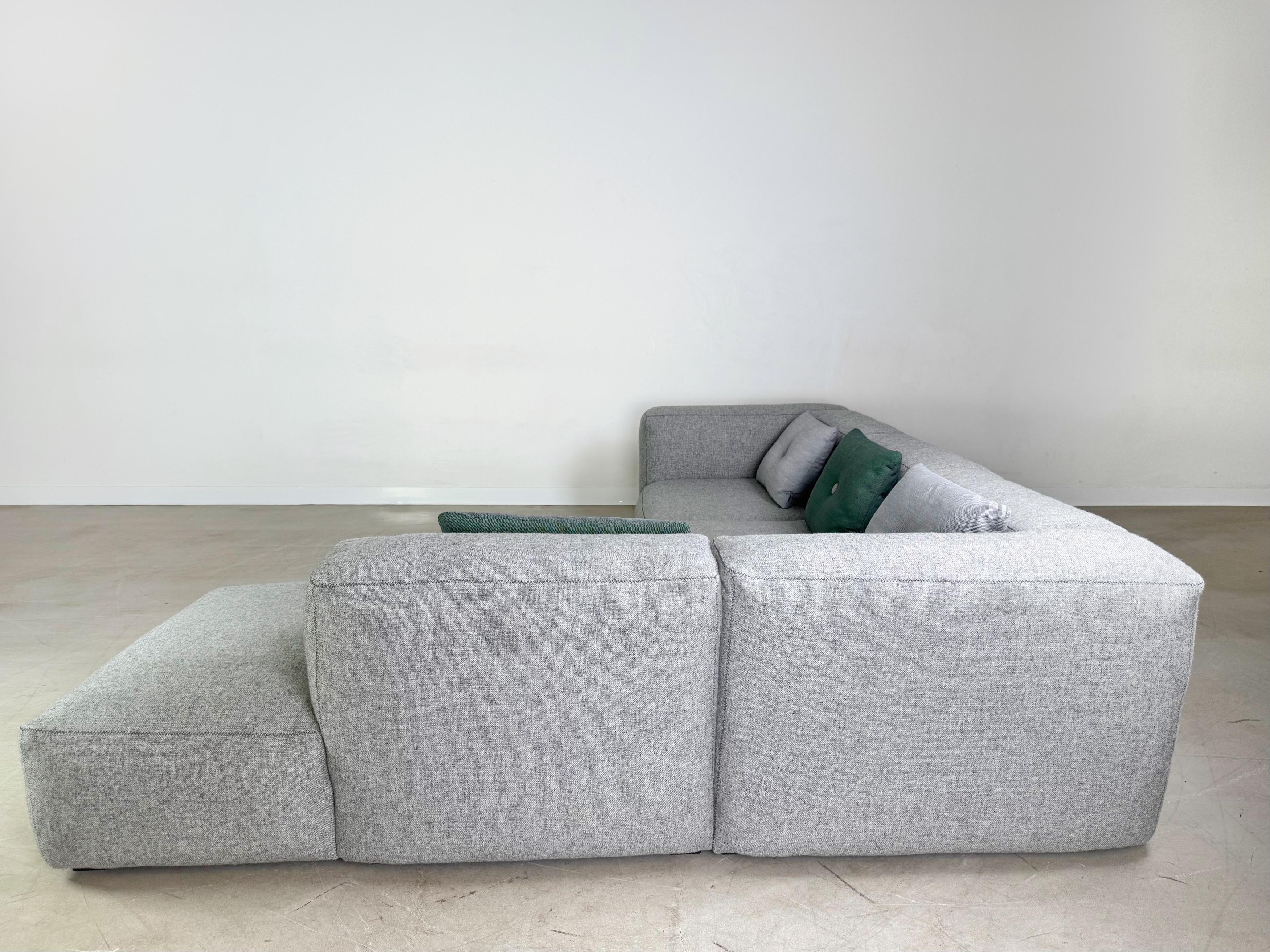 XXIe siècle et contemporain Original HAY Mags Soft Ecksofa Couch + Kissen Design Dreisitzer en vente