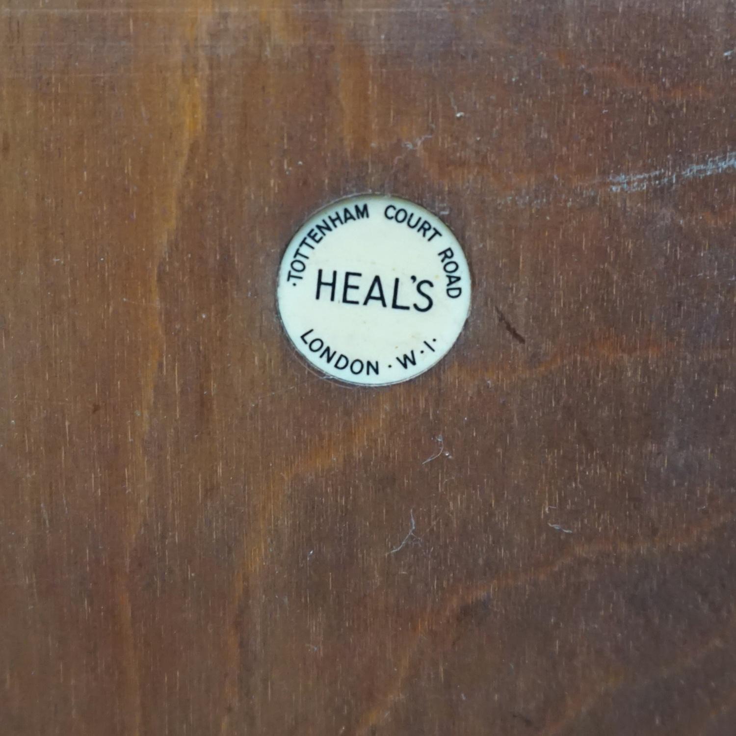 Mid-20th Century Original Heal's of London Walnut and Karelian Birch Library/Side Table C 1930