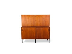 Original Herbert Hirche Sekretär Midcentury Kommode Holzäpfel KG