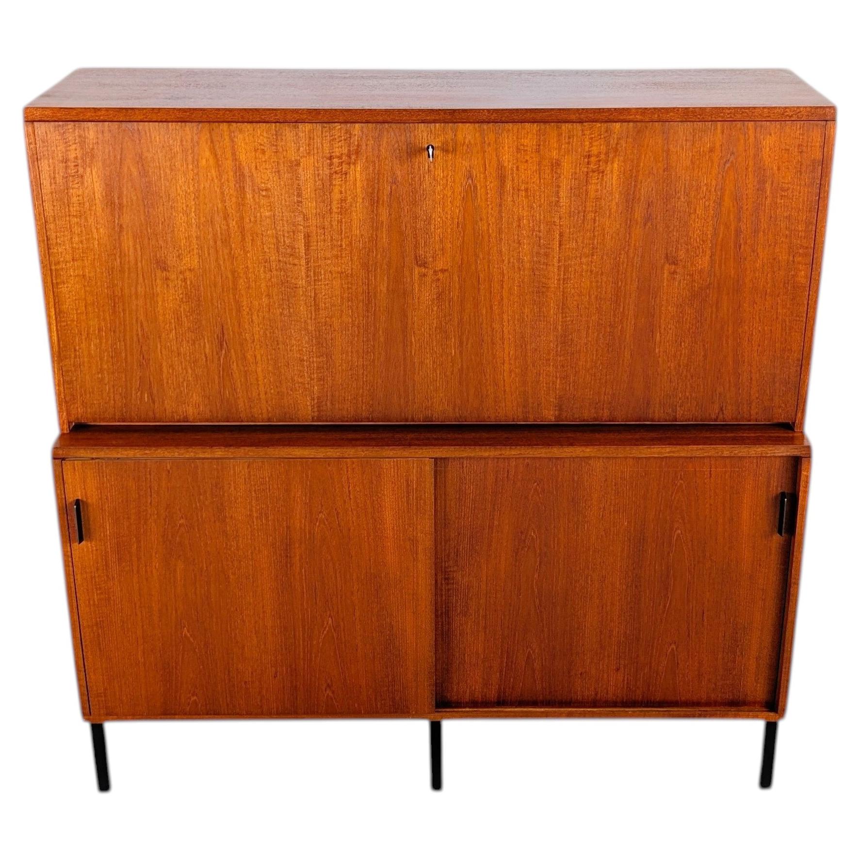 Original Herbert Hirche Sekretär Midcentury Kommode Holzäpfel KG en vente